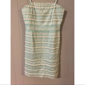 Vineyard Vines for Kentucky Derby strapless dress